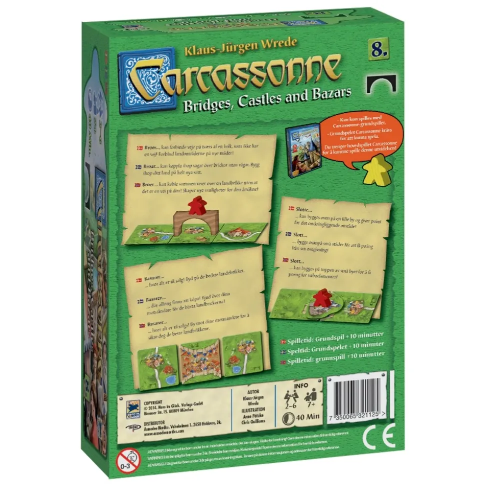 Carcassonne: Bridges, Castles, & Bazaars (Exp.) (Swe.)