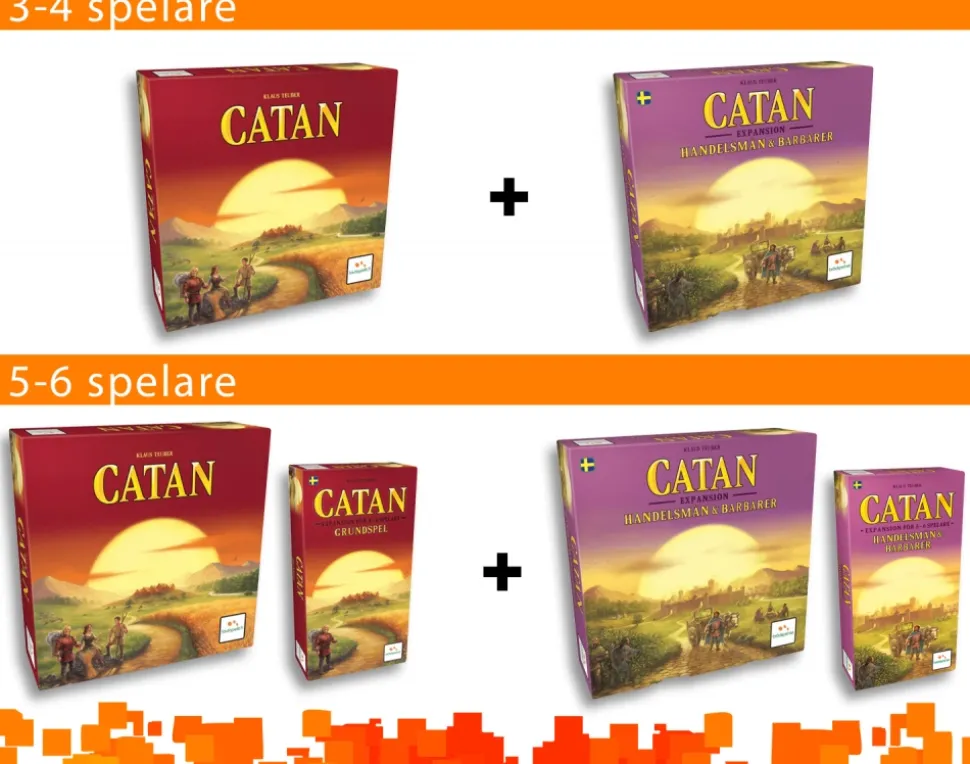 Catan: Handelsman Och Barbarer - 5-6 Spelare (Exp.)