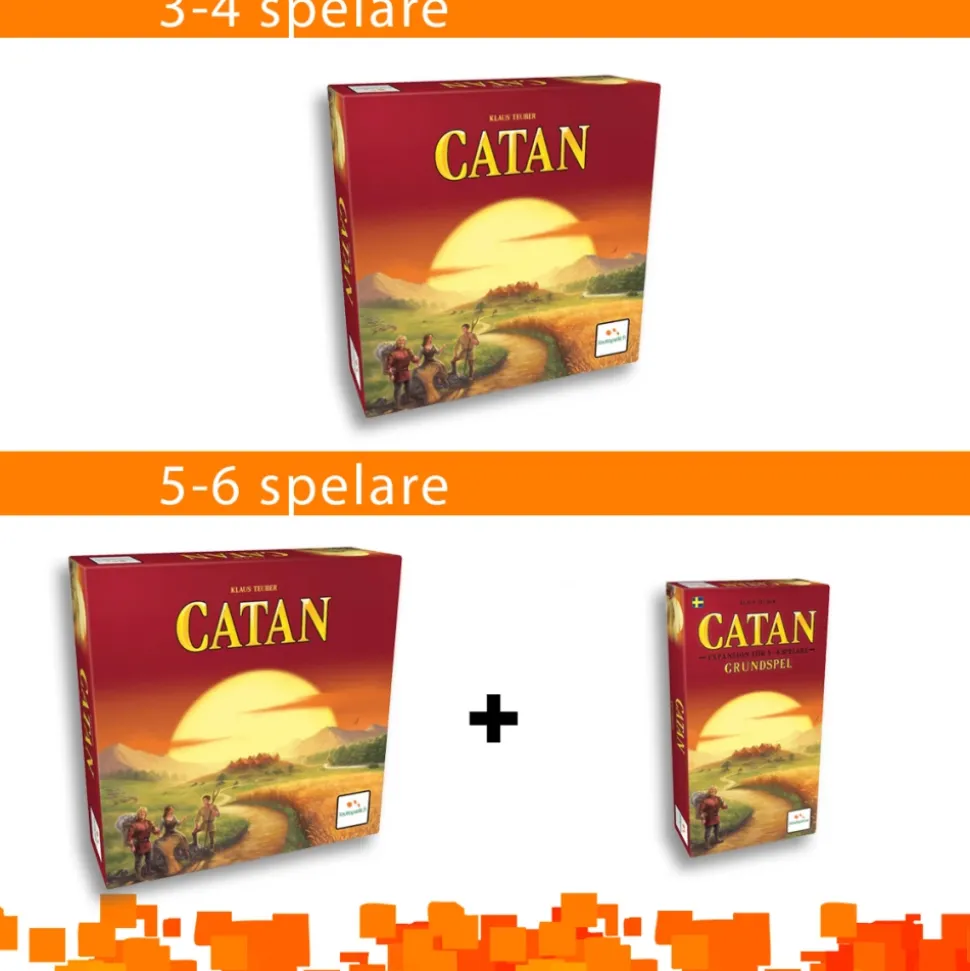 Catan 5-6 Spelare (Exp.) (Swe.)