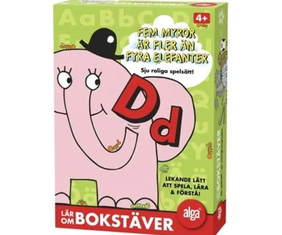 Fem Myror Ar Fler An Fyra Elefanter - Bokstaver