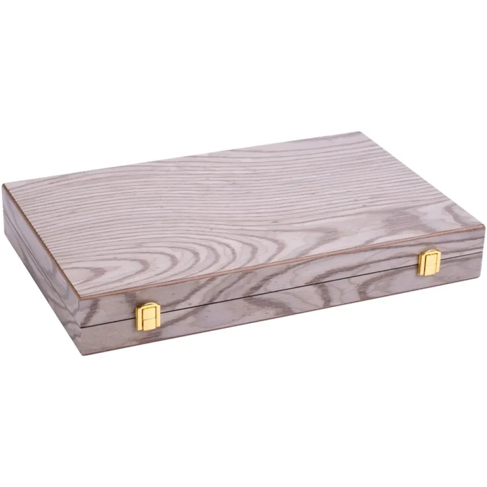 Longfield Backgammon Large Grey Ebony