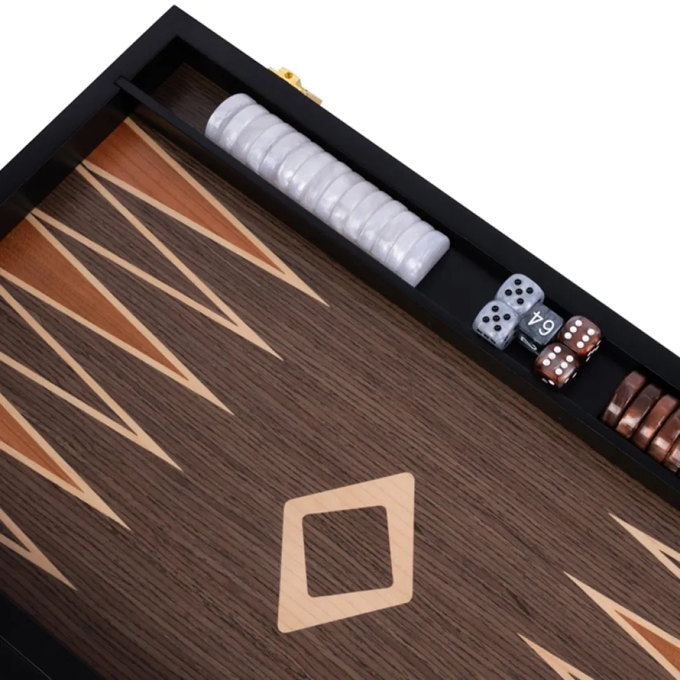 Longfield Backgammon Medium Walnut