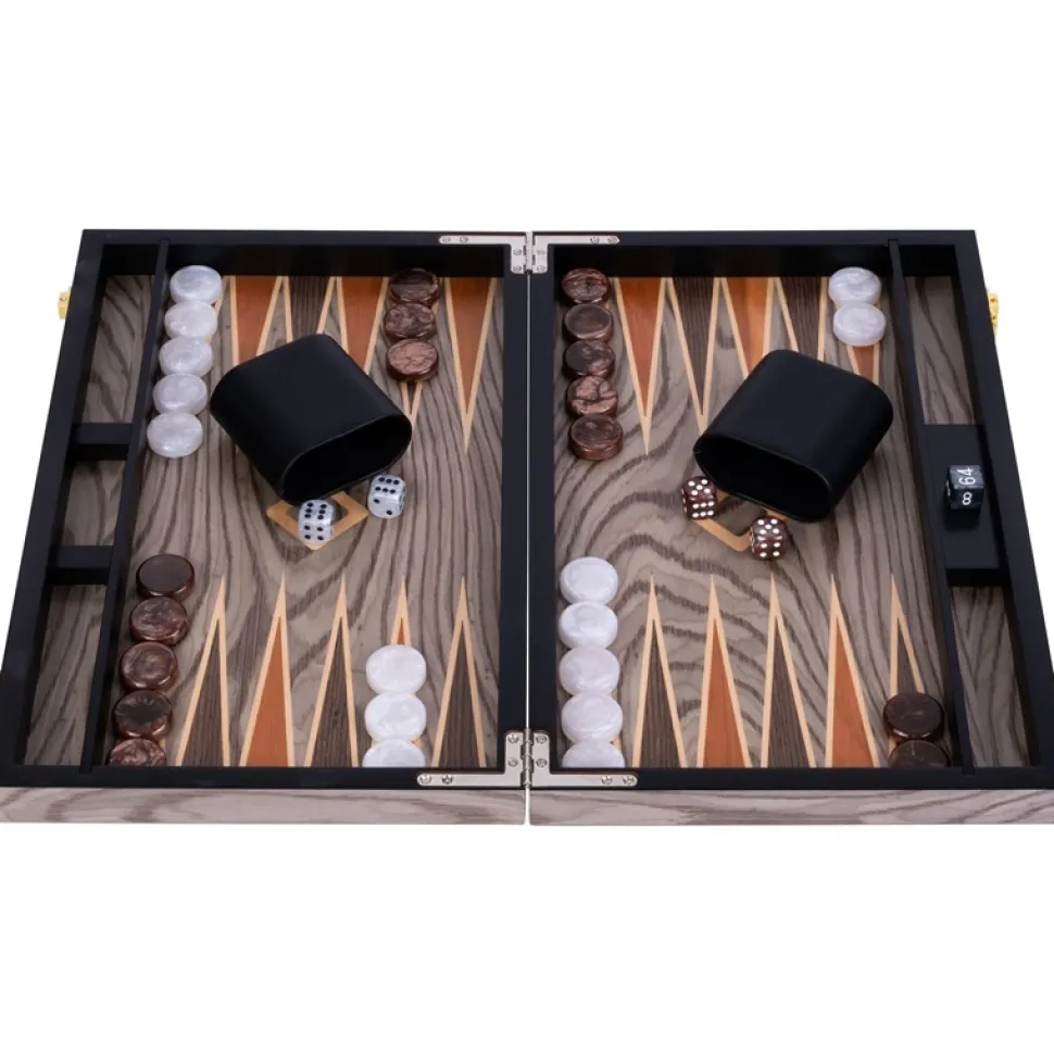 Longfield Backgammon Medium Ebony