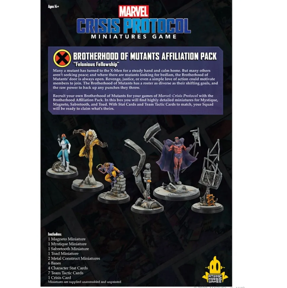 Marvel: Crisis Protocol - Brotherhood Of Mutants Affiliation Pack (Exp.)