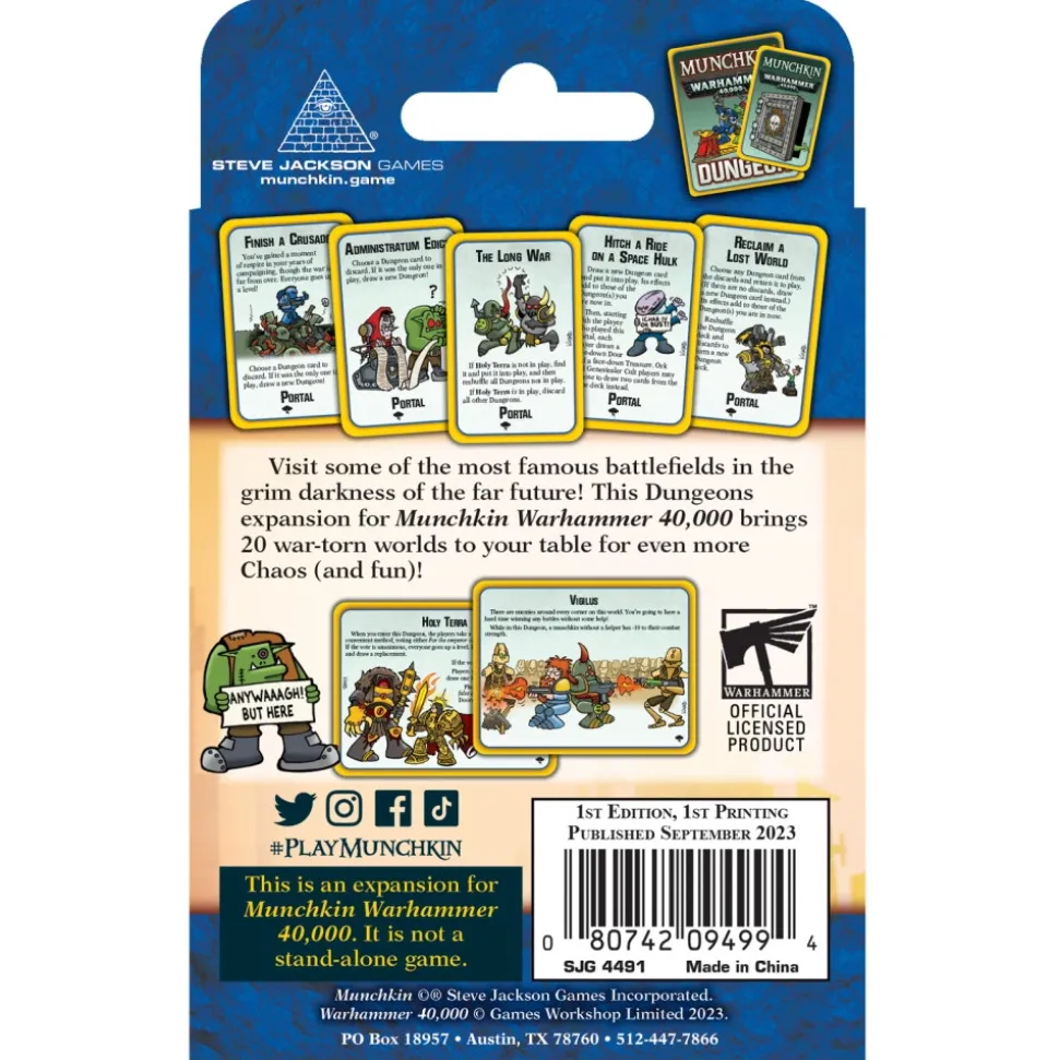 Munchkin Warhammer 40,000: Storming The Warp (Exp.)