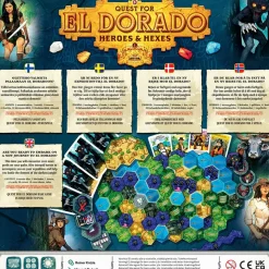 Quest For El Dorado: Heroes & Hexes (Exp.) (Swe)