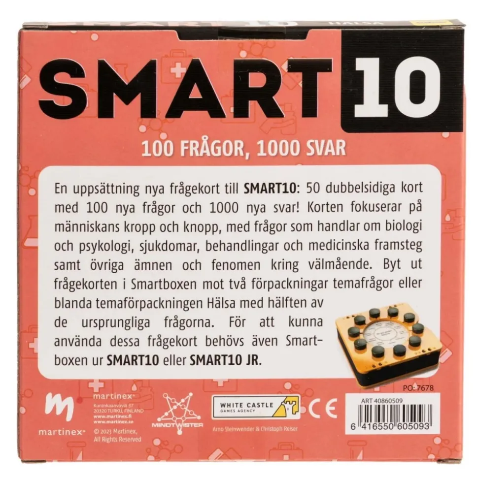 Smart 10: Fragekort Halsa (Exp.)