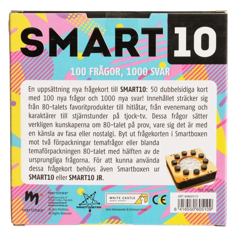 Smart 10: Fragekort 80-Talet (Exp.)