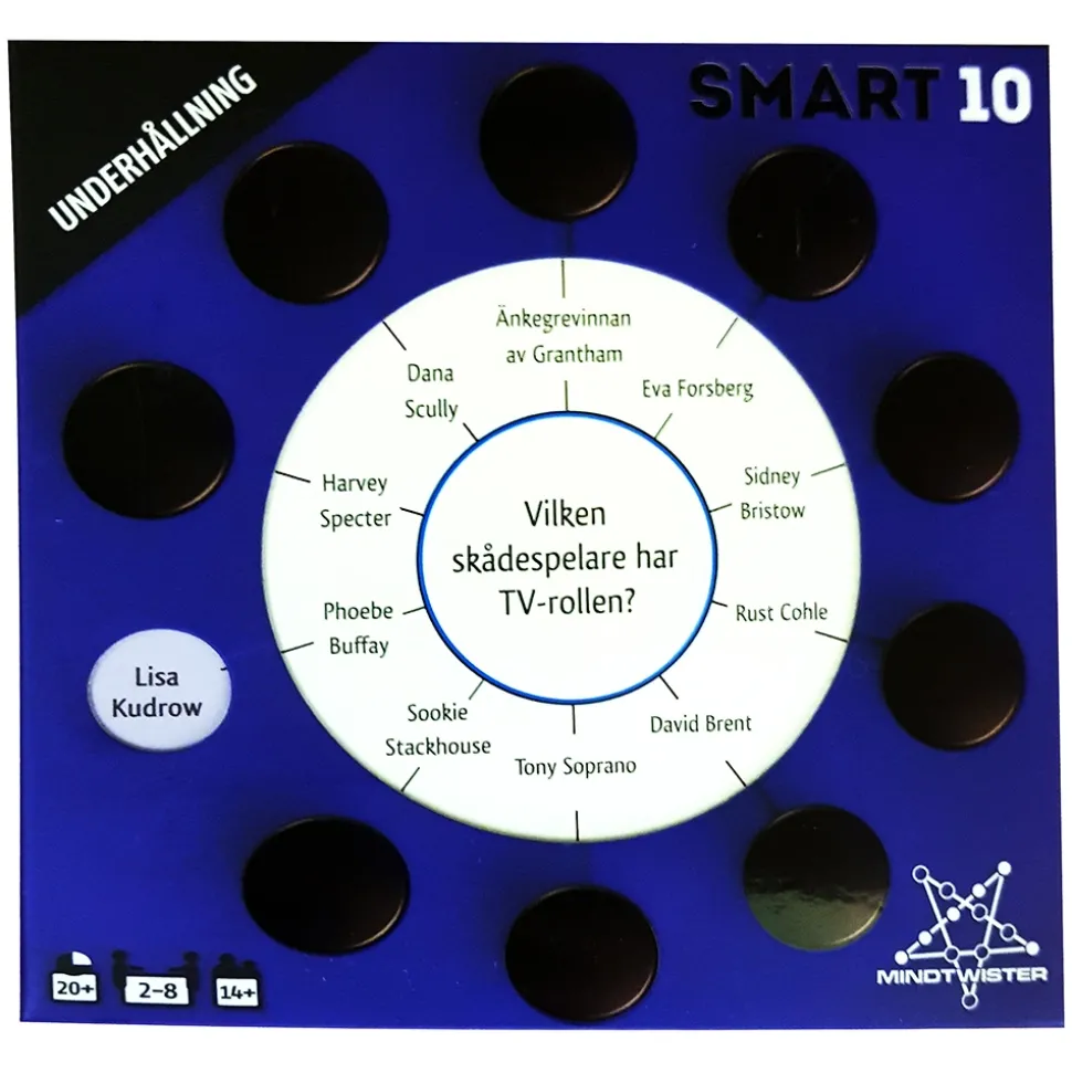 Smart 10: Fragekort Underhallning (Exp.)